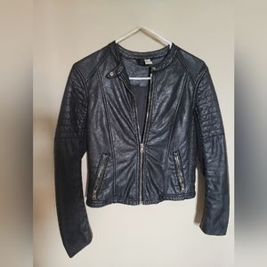 Faux Leather Jacket